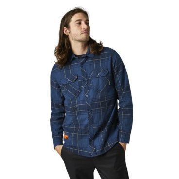 Рубашка Fox Traildust 2.0 Flannel, Dark Indigo 2021
