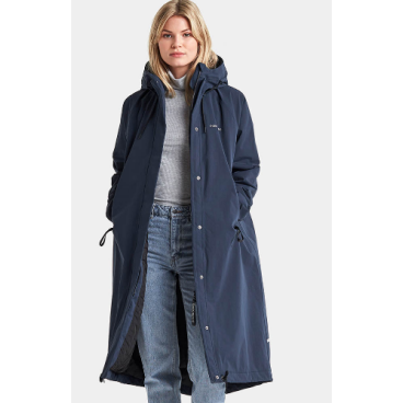 Купить Куртка женская Didriksons ALICIA WNS LONG PARKA, глубокая синяя  ночь, 504151 в интернет магазине вамвелосипед.рф - Vamvelosiped.ru