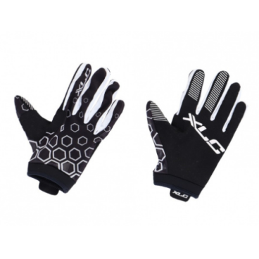 Велоперчатки XLC Full finger glove MTB black/white, 2500148064