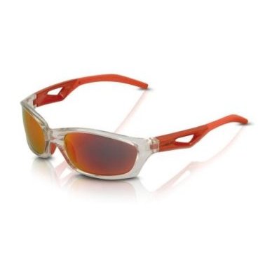 Очки велосипедные XLC Sunglasses Saint-Denice SG-C14, Frame grey, lenses red mirror coated, 2500158032