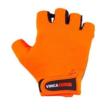 Перчатки велосипедные Vinca Sport VG 985, детские, оранжевый