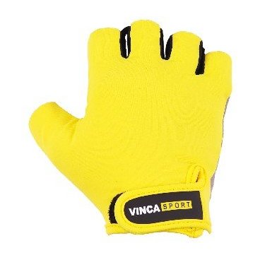 Перчатки велосипедные Vinca Sport VG 985, детские, желтый