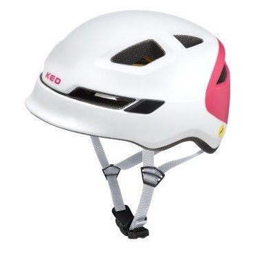 Шлем велосипедный KED POP, детский, White Magenta, 2022