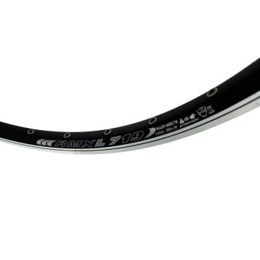 Обод велосипедный REMERX 26” DRAGON LINE RBX L719, 559x19, 32 спицы, двойной, с индикатором износа, черный, RD26b32e-DL