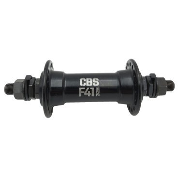 Велосипедная втулка CBS 41 NUT, передняя, 32H, чёрный, промподшипник, гайка, CBSFB20132
