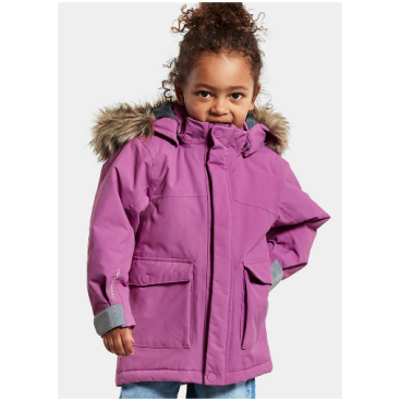 Куртка детская зимняя DIDRIKSONS KURE KIDS PARKA, ярко-фиолетовый, 503826