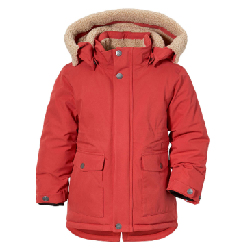 Куртка детская зимняя DIDRIKSONS LIZZO KIDS PARKA, розово-оранжевый, 503848