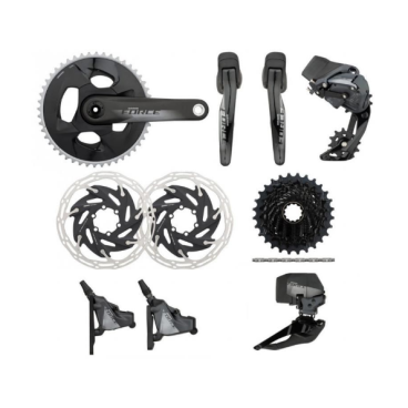 Фото Групсет Sram Force AXS, Disc, 170, 46x33, 10-28, 12 ск, 8360728286