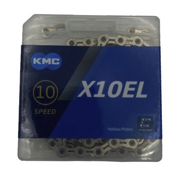 Цепь KMC X10EL, 10 скоростей, 114L, серебристый, BXEL10N4