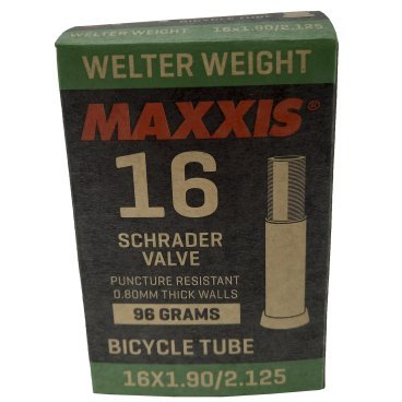 Камера велосипедная Maxxis Welter Weight 16x1.90/2.125, автониппель, IB14205000