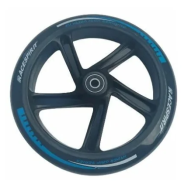 Фото Колесо для самоката Team Race Spirit, полиуретан, ABEC 9, 200 мм, голубое, SC 200 WINGS