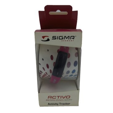 Шагомер SIGMA ACTIVO, розовый, 22912