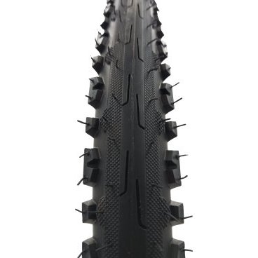 Покрышка велосипедная Kenda K-847 KROSS PLUS, 700*40C, с антипрокольным слоем K-Shield, полуслик, черный. 527986