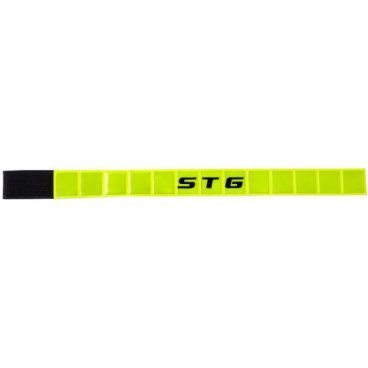 Светоотражатель STG 43444-Y, мягкий браслет на липучке, Х82807