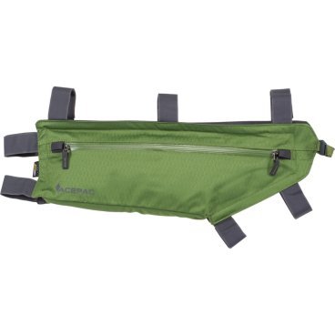 Сумка велосипедная ACEPAC Zip Frame Bag L, на раму, green, 105330