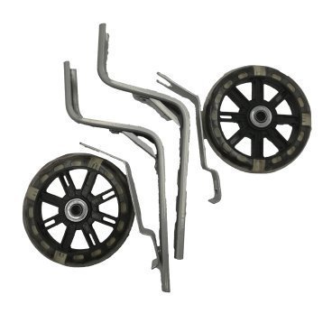 Приставные колеса Vinca Sport, усиленные стойки, сталь, 12"-20", промподшипник ABEC7, подсветка, HRS 03 black