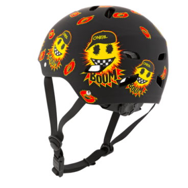 Шлем велосипедный O'Neal DIRT LID Youth Helmet EMOJI, детский, black/yellow