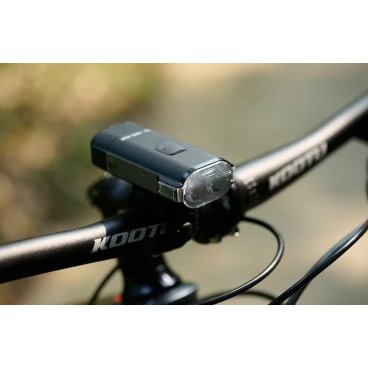 Велофара Moon Rigel Pro, передняя, 1000 люмен, 2 диода, 6 режимов, USB-C, чёрный, WP_RIGEL_PRO