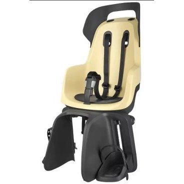 Велокресло детское BOBIKE GO Maxi Carrier, заднее, с креплением на багажник, lemon sorbet, 8012300001