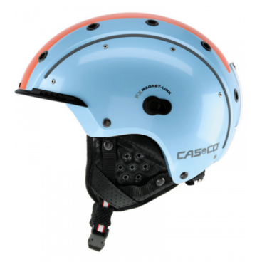 Шлем горнолыжный CASCO SP-3 Airwolf, blue retro, 07.2528.L