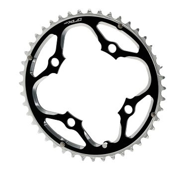 Звезда велосипедная XLC chain ring sprockets, передняя, 44Т, titanium, 2502830000