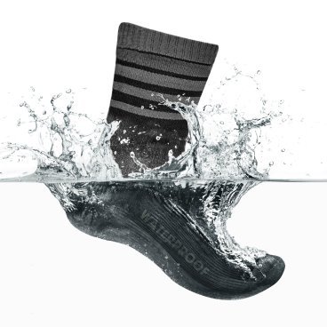 Носки велосипедные GripGrab Waterproof Merino Thermal Socks, Black, 2021, 3016011
