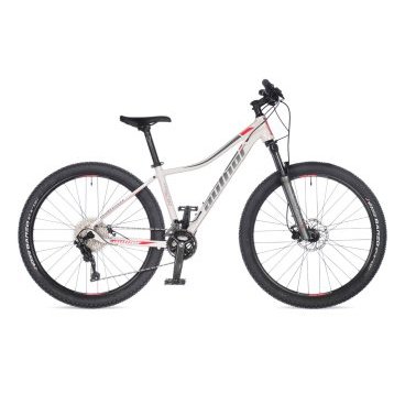 Велосипед женский AUTHOR Traction ASL, 2021-22, белый/серебро/красный,