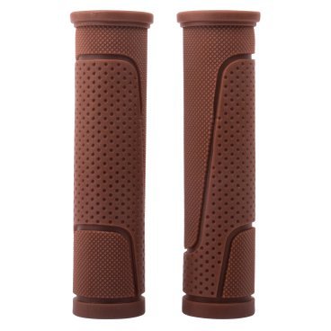 Фото Грипсы резиновые Vinca Sport коричневые, длина 125 мм, индивидуальная  упаковка