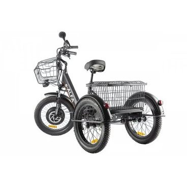 Трицикл GREEN CITY e-ALFA Trike Черный-2515