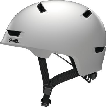 Шлем ABUS Scraper 3.0, M(54-58см) с регулируемой  Lifestyle, 450гр, 8 отв, polar matt белый, 05-0081768