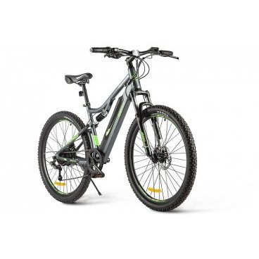Велогибрид Eltreco Walter Черно-зеленый-2502