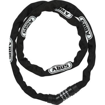 Велозамок ABUS Steel-O-Chain 4804C/110см BK, цепь, 4мм, кодовый, класс защиты 3/15, 480гр, черный, 05-0072482