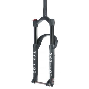 Вилка велосипедная Manitou Mastodon Pro Ext 26/27.5", 100 mm, амортизационная, черный матовый, 191-36890-A601