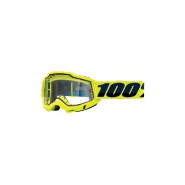 Фото Веломаска 100% Accuri 2 Enduro Goggle Fluo Yellow / Clear Dual Lens, 50015-00003