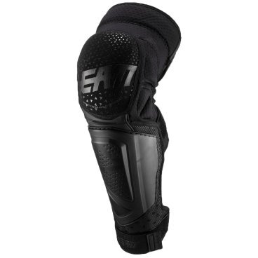 Велонаколенники Leatt 3DF Hybrid EXT Knee & Shin Guard, White/Black, XXL, 2023,5019400742