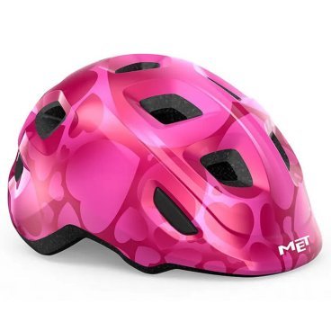 Велошлем Met Hooray, детский, Pink Hearts, 2023, 3HM144CE00SPH1