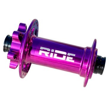 Фото Втулка велосипедная RIDE Boost, передняя, 32h, 15x110, Purple, BX211PUR