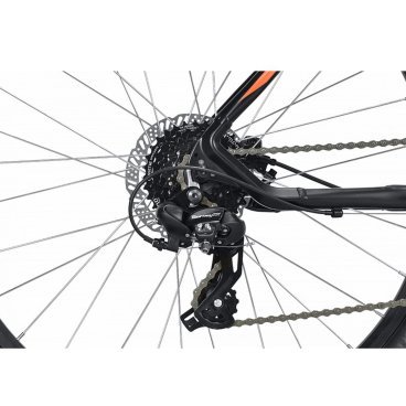 Горный велосипед Stark Router 27.3 HD, 27,5'',  чёрный/оранжевый, 2022