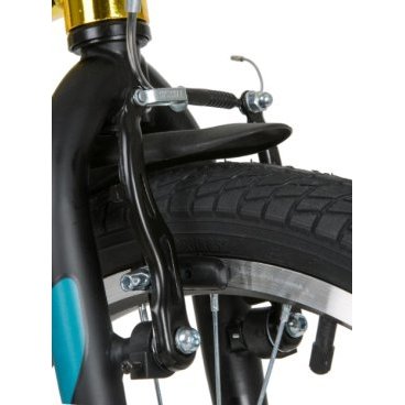 Подростковый велосипед NOVATRACK 20" PRIME алюминиевый, золотой металлик, тормоз V-brake, короткие крылья, 2020