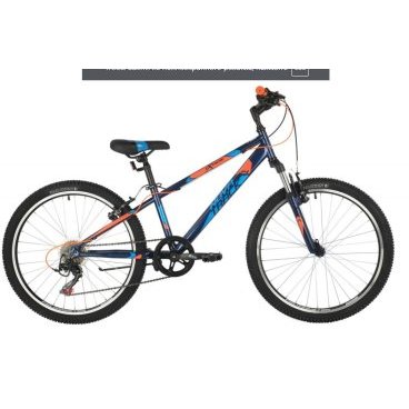 Фото Подростковый велосипед NOVATRACK 24" EXTREME, синий,  стальная рама 11"