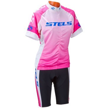 Ветровка Stels SDK-W001, спортивная, женская, бело-розовый, 900002