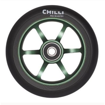 Колесо для самоката Chilli, 2021, Wheel 5000 - 110 mm Green б/р, CEW0014