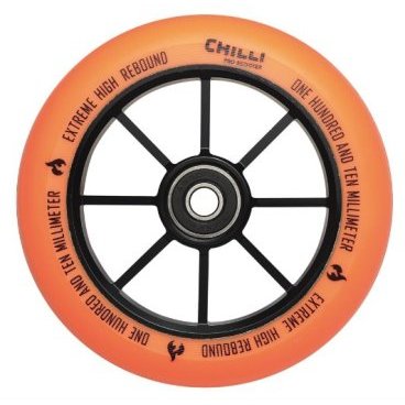 Колесо для самоката Chilli, 2021, Wheel Base - 110mm, Orange, б/р, CEW0001