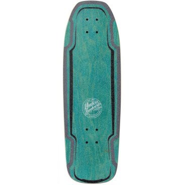 Лонгборд Mindless Surf Skate, 9.5″ х 30″, Black/Green , MS1000
