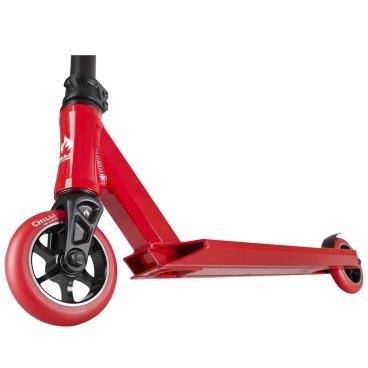 Самокат Chilli Pro Scooter 5000, детский, трюковый, 2022, красный/черный, 102-46