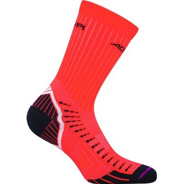 Велоноски Accapi, Cycling Touch Scarlet Fluo/Anthracite, 2022, H1008_2566