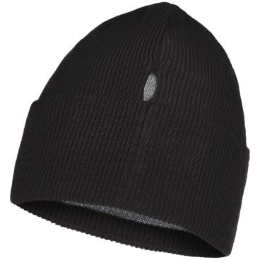 Шапка Buff Crossknit Hat Solid, спортивный, черный, 2022-23, 132891.999.10.00