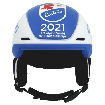 Велошлем Salice EAGLE Cortina, зимний, унисекс, белый/синий, 2022-23, 8023929036747