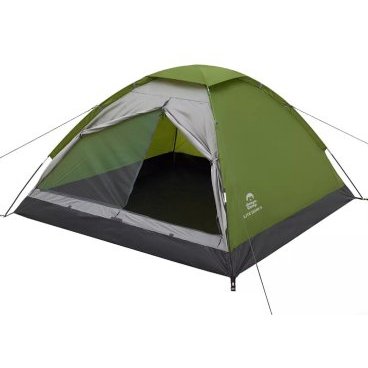 Палатка Jungle Camp Lite Dome 4. цвет зеленый/серый, 70813