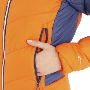 Куртка Ternua Amphu Jkt W Nectarine, для активного отдыха, женская, оранжевый/синий, 2022-23, 1643759_6268